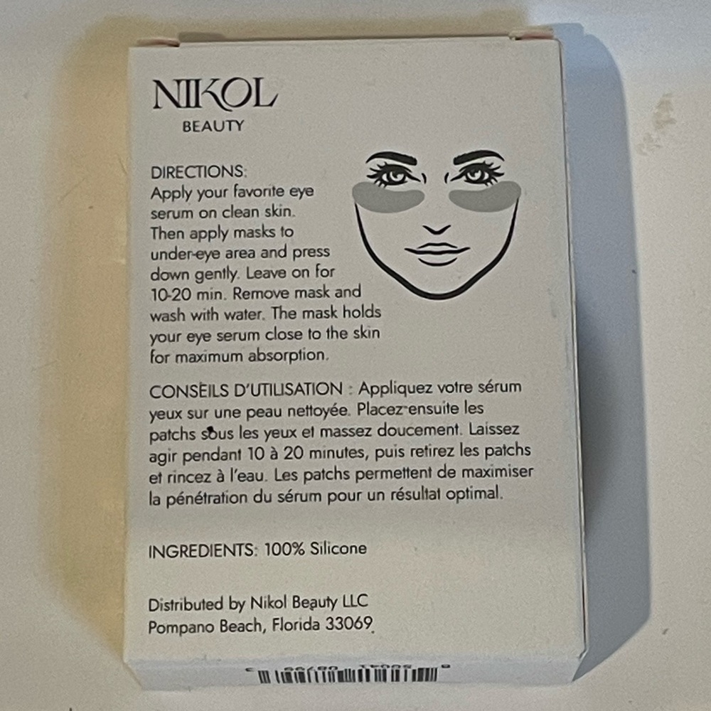 Nikol Beauty THESE BAGS ARE DESIGNER-EYE MASK Reusable Under Eye Masks Skincare - Picture 6 of 7